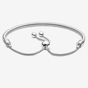Pandora Moments Snake Chain Slider Bracelet 599652c01-2
Sterling silver NWT